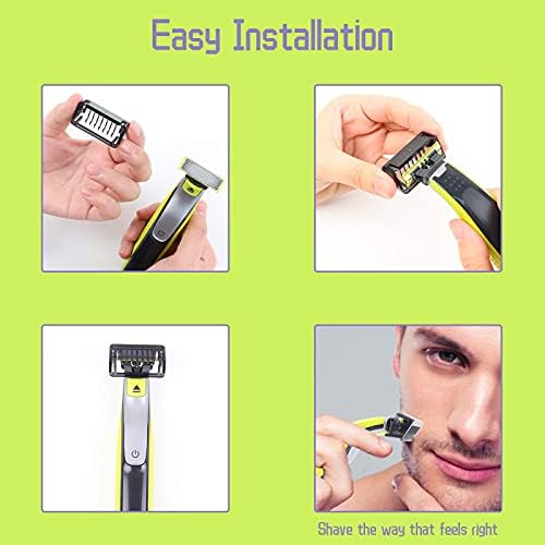 Guide Comb 0.5/1/1.5/2/2.5/3/3.5/4/4.5/5/7/9 MM for Norelco Trimmer Shaver, Hybrid Electric Trimmer Guards. 17 Pack