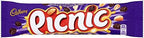 Cadburys Picnic Bar | Total 24 bars of British Chocolate Candy - Cadbury Picnic Bars 48.g each