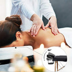 BestMassage Massage Bed Portable Massage Table 77" L 30" W 4" THK Lash Bed Height Adjustable 3 Folding PU Leather Spa Table with Oxford Bag for Spa Footmassage Facial CareSpa Tattoo