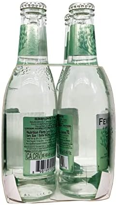 Fever-Tree, Tonic Water Elderflower, 6.8 Fl Oz, 4 Pack