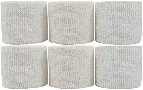 Powerflex 2" Stretch Athletic Tape - 6 Rolls, White