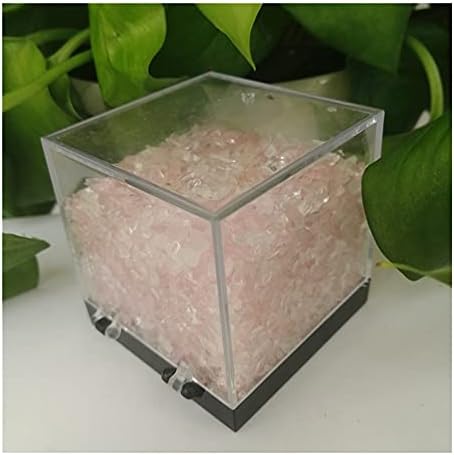 Health & Household Natural Pink Rose Quartz Crystal Gravel Stone Rock Chips Healing Natural Stones and Minerals