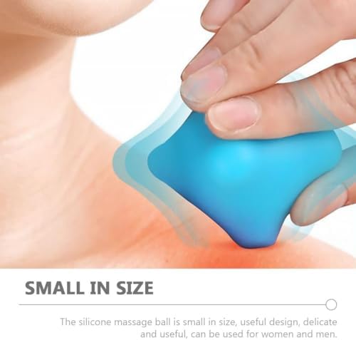 FOMIYES Massage Ball 2pcs Massage Ball for Exercise Neck Fitness Feet Silicone Feet