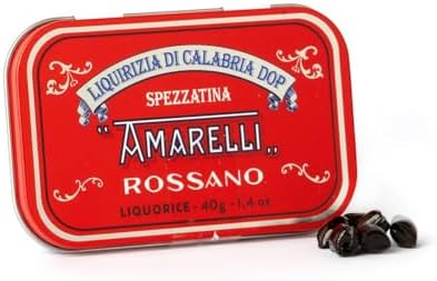 Amarelli, Rossa Liquorice Tin, 1.4 Ounce