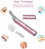 Mini Rotatable Lady Shaver Electric Bikini Facial Precision Trimmer Eyebrow Shaper Razor Kit Underarm Leg Body Hair Remover(Battery Operated) …