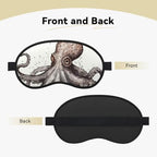 Octopus Sleep Mask Women Men Soft Comfortable Eye Mask Shade Cover with Adjustable Strap for Travel Yoga Nap Sleeping
