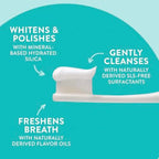 Native Fluoride Free Toothpaste, Whitening - for Adult, Kids 2+ Oral Care - Wild Mint & Peppermint Oil Flavor, 4.1oz (Pack of 3)