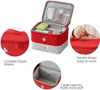 Travel Medicine Bag Organizer, Medical Bag Empty, for Home, Travel, Camping, Car, Hiking & Outdoor Emergencies, Emergency Medical Kits