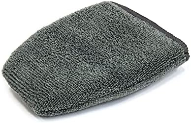 Autofiber [Finger Applicator] Microfiber Fingertip Mitt Applicator (5 in. x 4 in.) 6 Pack (Gray)