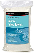 Buffalo Industries (62031 14" x 14" Marine Shop Towels, (Pack of 25)