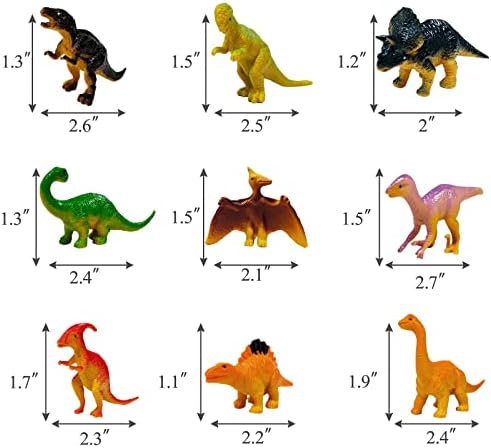 26 PCS Dinosaur Cake Toppers With Dinosaur Eggs, Leaves, Trees - Cake Decorations For Kids Birthday Party
