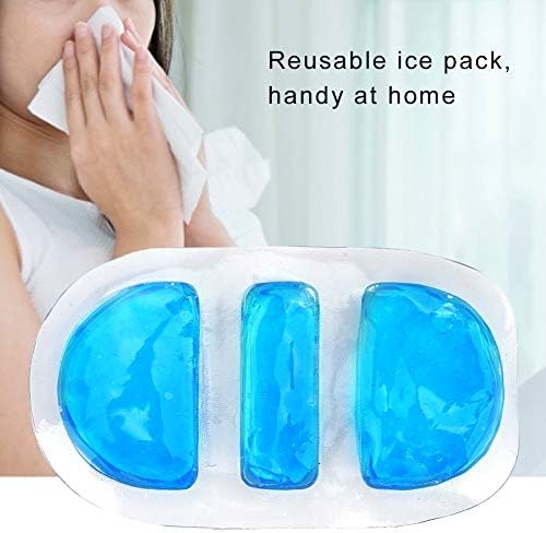 Cooling Gel Ice Pack, Reusable Nose Cold Packs, Cold Compress Therapy, Nose Refreshing Cooling Therapeutic