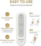 FIT KING Air Compression Leg Massager, Pneumatic Compression Boots for Circulation & Pain Relief, Swelling, Edema, RLS - Foot and Calf Massager Gift for Mom Wife