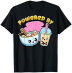 Ramen Bubble Tea Boba Japanese Noodles Anime K-POP Merch T-Shirt