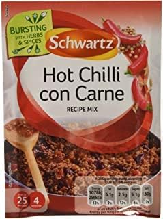 Schwartz Chilli Con Carne Hot Recipe Mix (41g) - Pack of 6