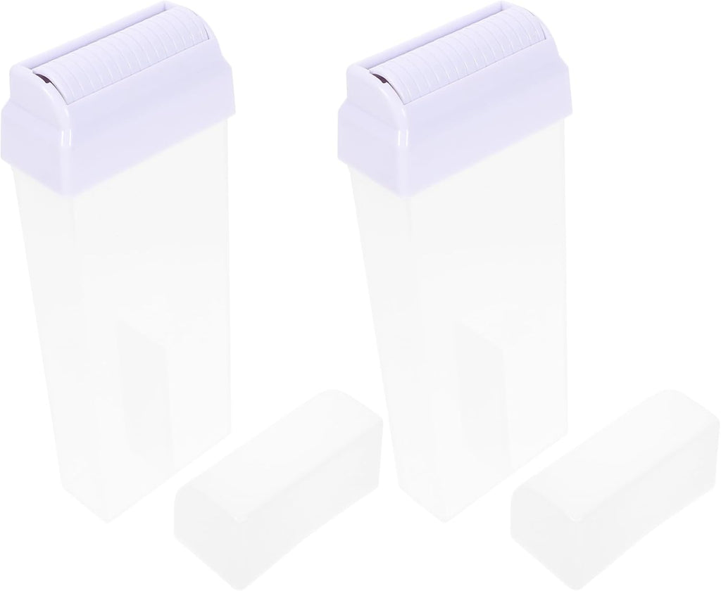 FRCOLOR 2pcs Travel Hair Removal Wax Bottles Dehairing Wax Dispenser Safe Reusable Portable for Home Travel