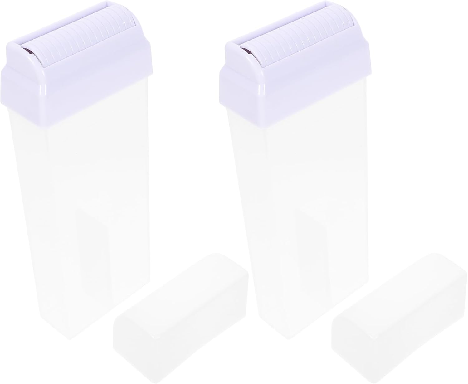 FRCOLOR 2pcs Travel Hair Removal Wax Bottles Dehairing Wax Dispenser Safe Reusable Portable for Home Travel