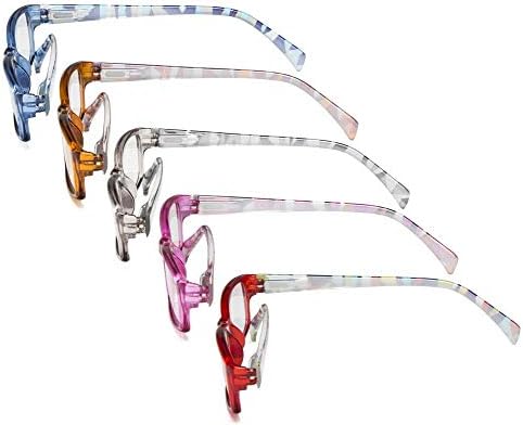 Eyekepper Stylish 5-Pack Ladies Reading Glasses Fashion Readers Women +1.75