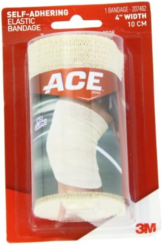 ACE 4" Self-Adhering Elastic Bandage, White
