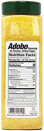 Badia Adobo without Pepper, 2 Pound (Pack of 6)