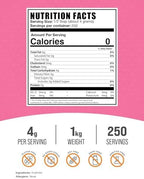 BulkSupplements Erythritol Sweetener Granular - Sugar Substitute, Zero Calorie - Gluten Free, 4g per Serving, 1kg (2.2 lbs) (Pack of 1)