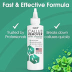 DeEnti Callus Remover for Feet, Extra Strength Foot Callus Remover Gel, 8oz Salon Grade Home Pedicure Supplies for Dry Skin, Cracked Heel, Professional Strength Foot Care, Cool Mint