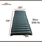 Therahab 4.5” Alternating Pressure Air Mattress with Electric Pump - Low Air Loss - Stage 2 Pressure Sores, Ulcers, Bed Sores, Hospital Bed Mattress Topper