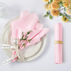 KKJIAF 50 Pack Light Pink Square Satin Napkins 17x17 Inch Soft Smooth Cloth Napkins，Silky Table Napkin for Wedding Banquet Party Decoration
