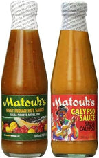 Matouk's West Indian Hot Sauce and Calypso Sauce 10 Ounce (Pack of 2)