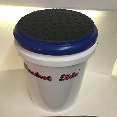 Orange/Black Diamond Padded Bucket Lid by Bucket Lidz