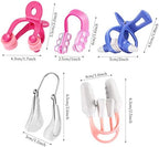 Frienda 5 Pieces Nose Clip Nose up Lifting Clips Nose Lifters Beauty Clips Silicone Nose Bridge Slimming Clips Nose Massagers Tools for Women