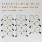 22pcs Optical Equipments Trial Lens Set,Trial Lens Set,Progressive Trial Lens Set,Optical Trial Lens Set,Optometry Case Trial Lens Set Optometry Box