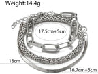 Gold Stacked Snake Bone Chain Bracelet for Women,Vintage Geometric Aesthetics Statement Bangle Bracelet,Trendy Party Banquet Jewelry Gift Accessories