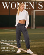 Neer 3 Pack Women's Cargo Sweatpants Joggers Pants Causal Gym Athletic Workout High Waist Bottom Y2k Fall Outfits with Pocket