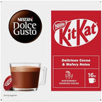 NESCAFÉ Dolce Gusto KitKat Hot Chocolate 16x Capsules (Pack of 3, Total 48 Pods)