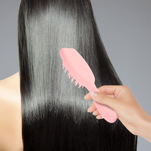 FOMIYES Hair Washing Scalp Brush with Handle Dandruff Comb and Scalp Massager for Deep Cleaning and Itch Relief Portable Hair Shampooing Comb for Home Use