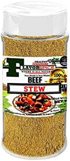 Beef Stew Seasoning Crafted with 100% Natural Herbs and Spices with No Artificial or preservatives, No Salt, No Sugar, No MSG, Gluten, Great For Keto, Great For Vegan (3.8oz(108g)