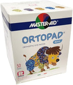 Ortopad® Bamboo Boys Eye Patches, 50/Box (Regular Size, 4+ yrs) Blue Camo Pack