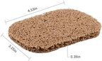 4PCS BPA-Free Soap Savers Pads for Soap Dish,Easy to Clean Soap Lifting Pads Suitable for Shower Kitchen Bathroom Bathroom Travel Hotel Cleaning Product(Coffee)