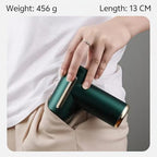 Mini Handheld Massage Gun – Deep Tissue Muscle Massager with 6 Speeds, 4 Heads, Type-C Charging – Lightweight & Quiet – for Athletes, Seniors, Office Use (Red)