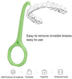 Angzhili 5 Pcs Clear Aligner Removal Tool,Aligner Hooks for Retainers,Oral Care Accessory,Ortho Tray Removal Hooks,Personal Orthodontic Supplies (White)