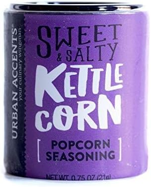 Urban Accents Movie Night Sweet Shoppe Gift Set Collection-Popcorn Seasoning Variety Pack (set of 8) - 3 Non-GMO Popcorn Kernel Packs and 5 Gourmet Popcorn Snack Seasonings