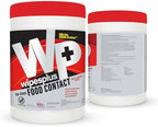 WIPESPLUS Cleaning Wipes All Purpose Food Contact - No Rinse, No Residue, Quick Dry Formula, Disinfecting Wipes For Restaurants, Foodservice, Schools - Canister, 100 Count