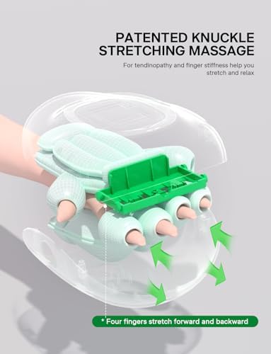 Medisana Hand Massager with Heat and Compression, Cordless Hand Massager for Arthritis and Carpal Tunnel Relief, Knuckle Stretching Massage, Birthday Christmas Gifts for Men Women Dad Mom-White