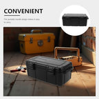 Gatuida Waterproof Plastic Tool Case Portable Hard Protective Storage Box Multi-purpose Outdoor Carrying Organizer for Camping Fishing Emergency Gear