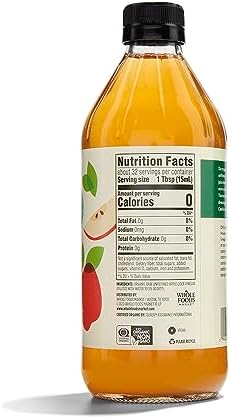 365 by Whole Foods Market, Organic Raw Apple Cider Vinegar, 16 Fl Oz