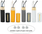 Blue Light Blocking Reading Glasses - Slim Pocket Readers with Pen Clip Case Mini Lightweight Readers