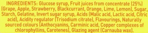 Rowntrees Fruit Gums 120g (Pack of 6)