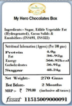 Jaiccha Ghasitaram Valentines Gift for Girlfriend/Boyfriend/Husband and Wife U R My Hero Chocolates Box