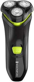 Remington Ultrastyle Rechargeable Rotary Shaver, Pr1320, Black/Neon Green